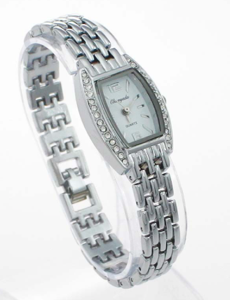 Montre Chaoyada rectangle argent
